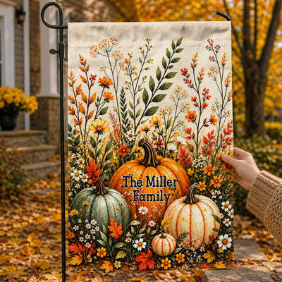 Fall Is Favorite Season - Personalized Garden Flag, Gift For Fall Lovers, Family Decor