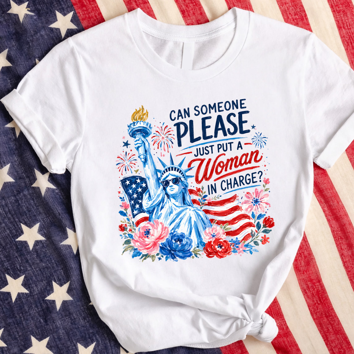 Feminist 4th of July 50th Anniversary Shirt America 250th Liberal Patriotic Shirt