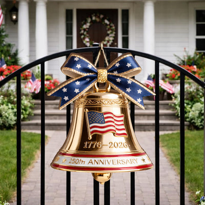 Liberty Bell USA 250th Anniversary Wooden Sign, USA 250th Anniversary Commemorative Gift