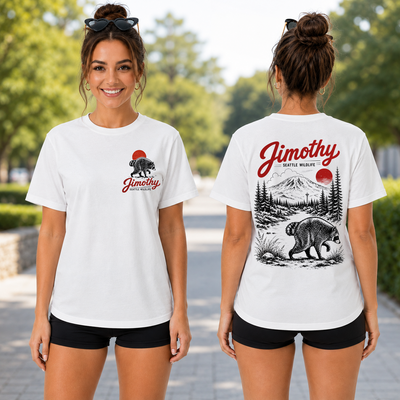 Jimothy’s Seattle Wildlife Adventure - Personalized T-Shirt, Funny Raccoon Shirt, Custom Name Wildlife Tee