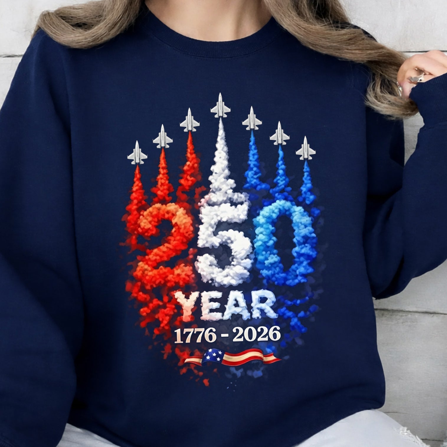 250 Years American Independence - Personalized T-shirt, 250th USA T-Shirt, Gift For Patriotic Day
