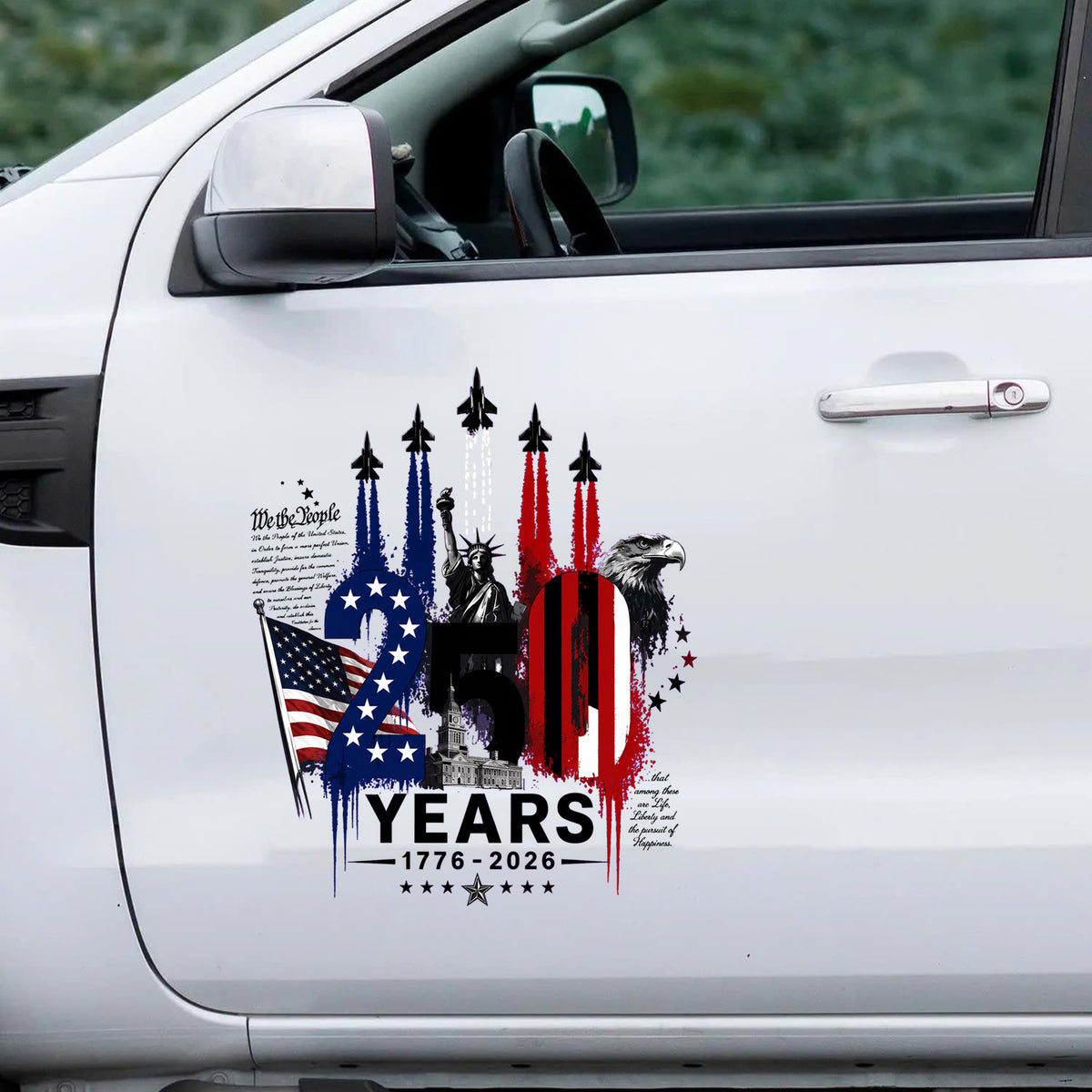 Semiquincentennial 1776-2026 Decal, Patriotic American Pride Decal, 4th Of July 2026 Gift