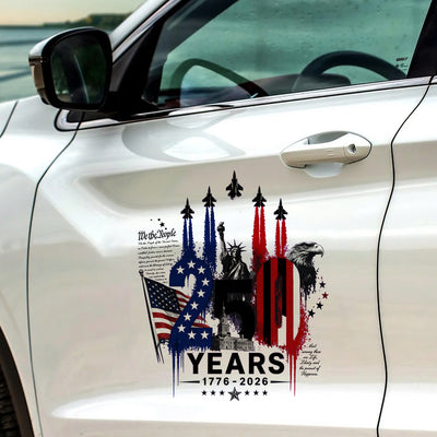 Semiquincentennial 1776-2026 Decal, Patriotic American Pride Decal, 4th Of July 2026 Gift