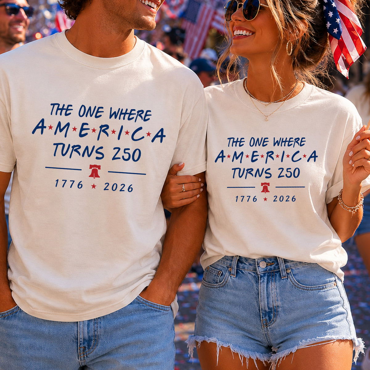 America Turns 250 T-Shirt, Funny Patriotic Shirt, USA 250th Birthday Tee, Fourth Of July Celebration Shirt