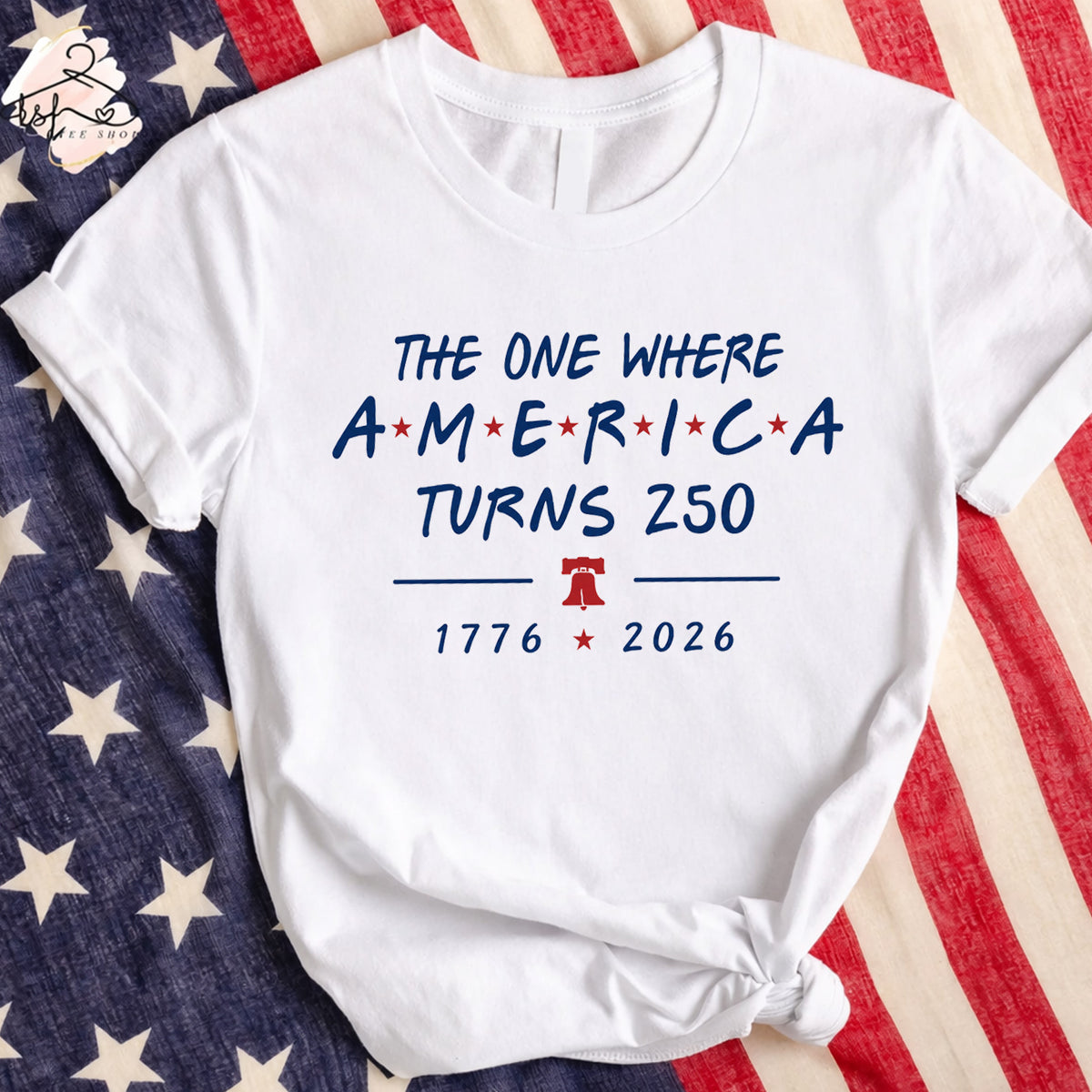 America Turns 250 T-Shirt, Funny Patriotic Shirt, USA 250th Birthday Tee, Fourth Of July Celebration Shirt