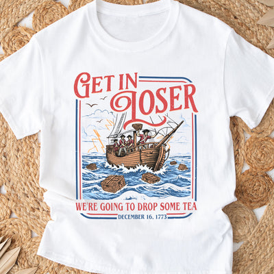 Boston Tea Party Shirt, Funny 4th of July Shirt, Patriotic 250 Years Tee, Independence Day Gift