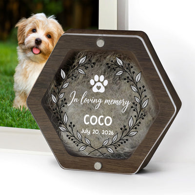 Floral Frame - Personalized Dog Memorial Box