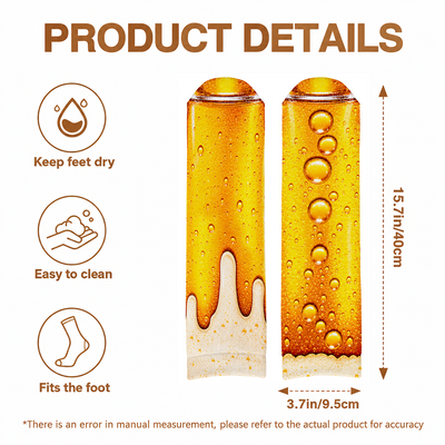 Foam Drips And Rising Bubbles Pair Middle Tube Socks, Christmas Gift for Husband