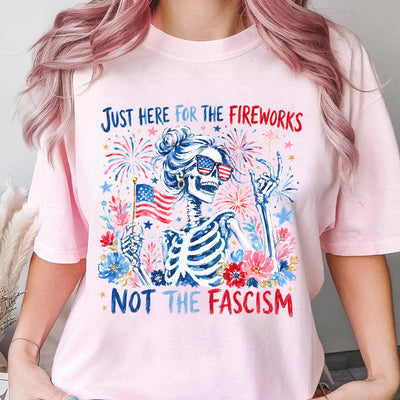 Feminist 4th of July Shirt, Liberal Fireworks Shirt, Gothic Summer Protest Graphic Shirt