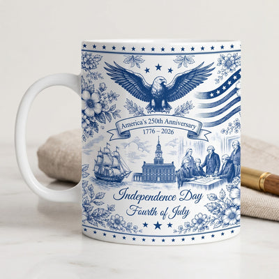 250 Years of Freedom & Pride Mug, Semiquincentennial 1776-2026 Mug, America Independence Day Gift