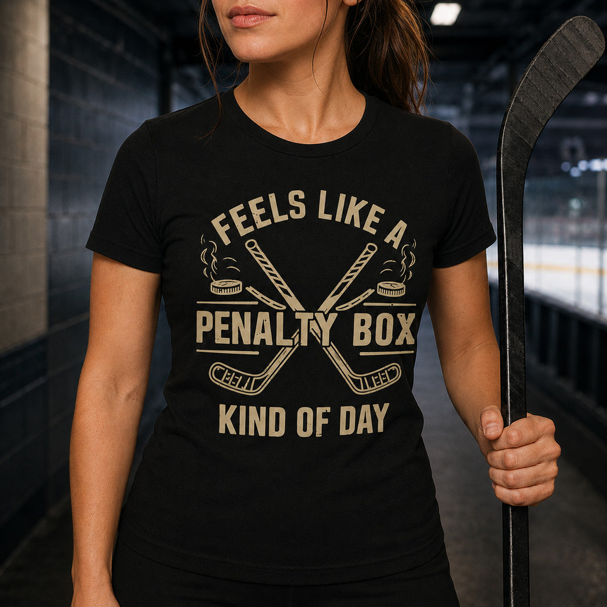 Feels Like A Penalty Box T-Shirt, Funny Hockey Shirt, Hockey Fan Gift, Gameday Shirt