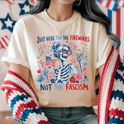Feminist 4th of July Shirt, Liberal Fireworks Shirt, Gothic Summer Protest Graphic Shirt