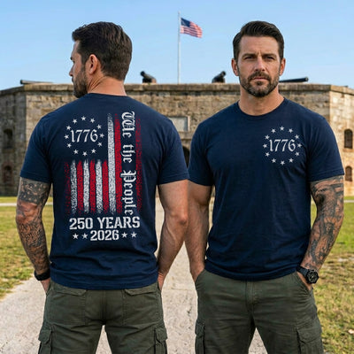 We The People Shirt, 250th Anniversary USA, 1776 To 2026 Tee, Patriotic Veteran Gift, 4th Of July Apparel