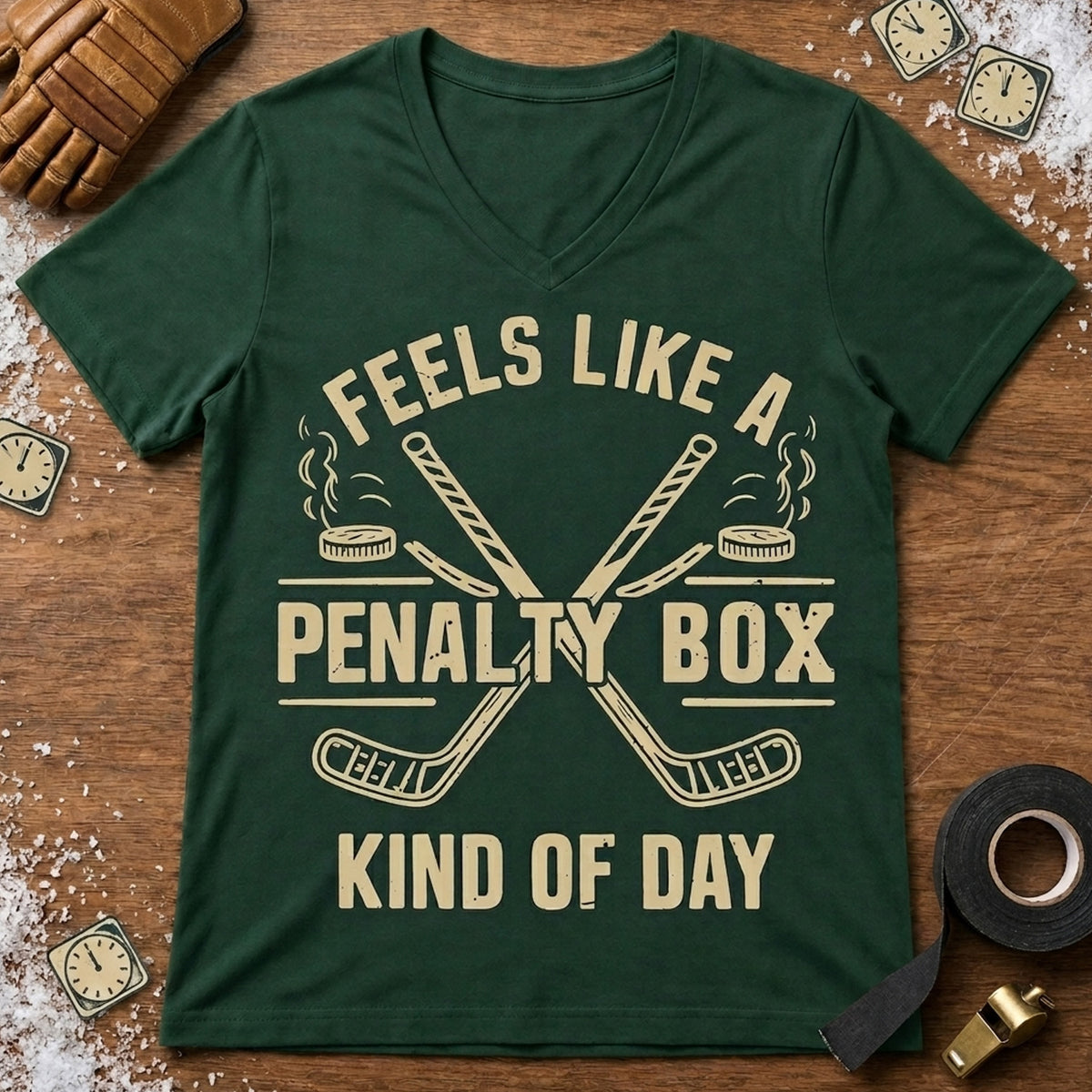 Feels Like A Penalty Box T-Shirt, Funny Hockey Shirt, Hockey Fan Gift, Gameday Shirt