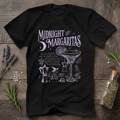 Midnight Margaritas T-shirt, Salt Rosemary Lavender Love Shirt, Witchy Tee, Margarita Halloween Shirt