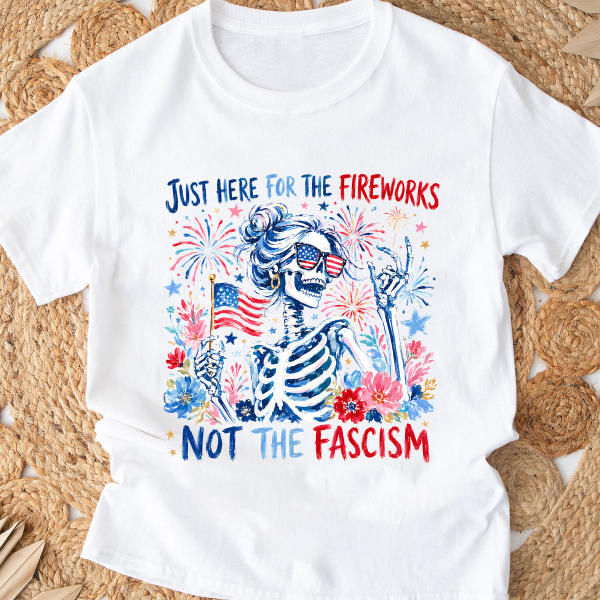 Feminist 4th of July Shirt, Liberal Fireworks Shirt, Gothic Summer Protest Graphic Shirt