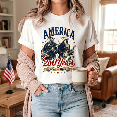 Pawtriotic 250 Years Of Freedom - Personalized T-Shirt, Patriotic Dog 