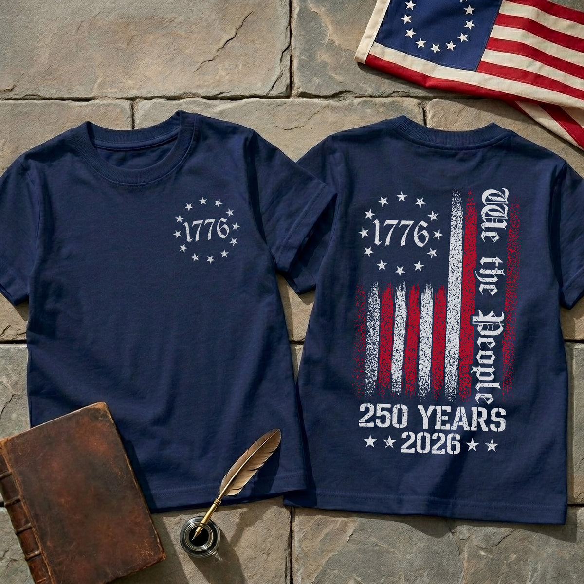 We The People Shirt, 250th Anniversary USA, 1776 To 2026 Tee, Patriotic Veteran Gift, 4th Of July Apparel