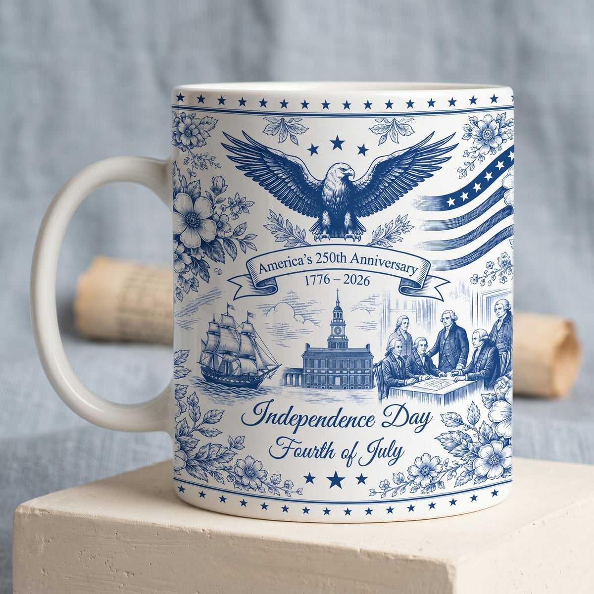 250 Years of Freedom &amp; Pride Mug, Semiquincentennial 1776-2026 Mug, America Independence Day Gift