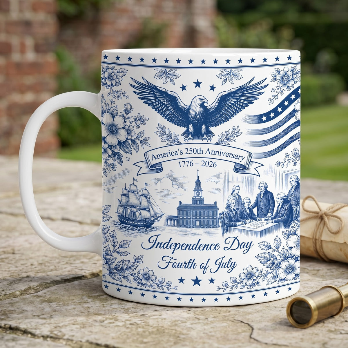 250 Years of Freedom &amp; Pride Mug, Semiquincentennial 1776-2026 Mug, America Independence Day Gift