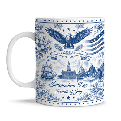 250 Years of Freedom & Pride Mug, Semiquincentennial 1776-2026 Mug, America Independence Day Gift