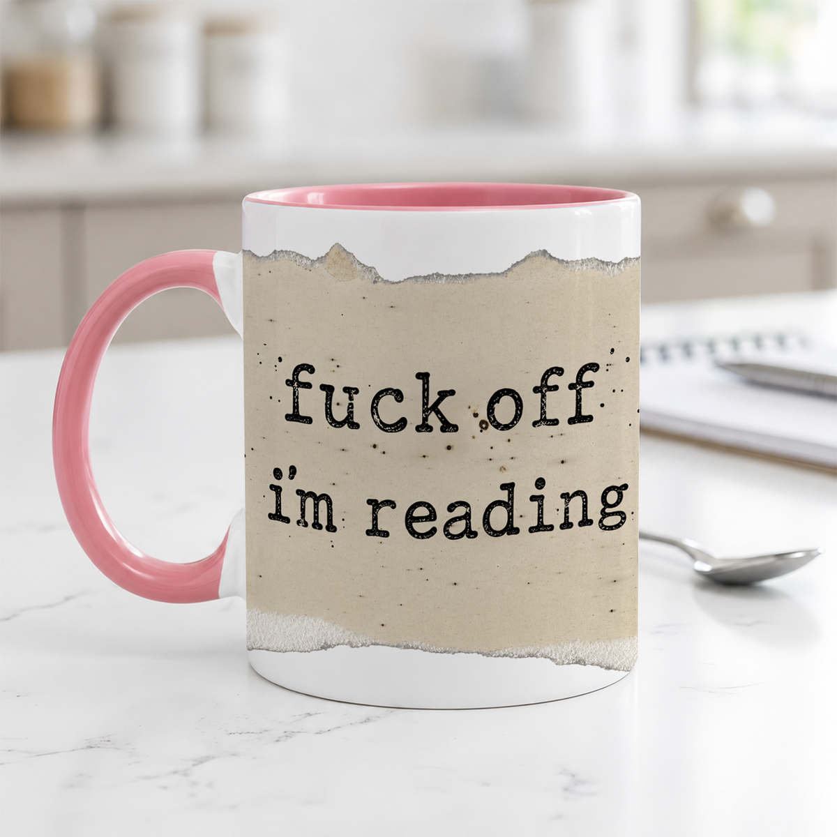 F*ck Of I’m Reading - Personalized Mug, Gift For Book Lovers, Introvert Humor, Bookish Mug Gift