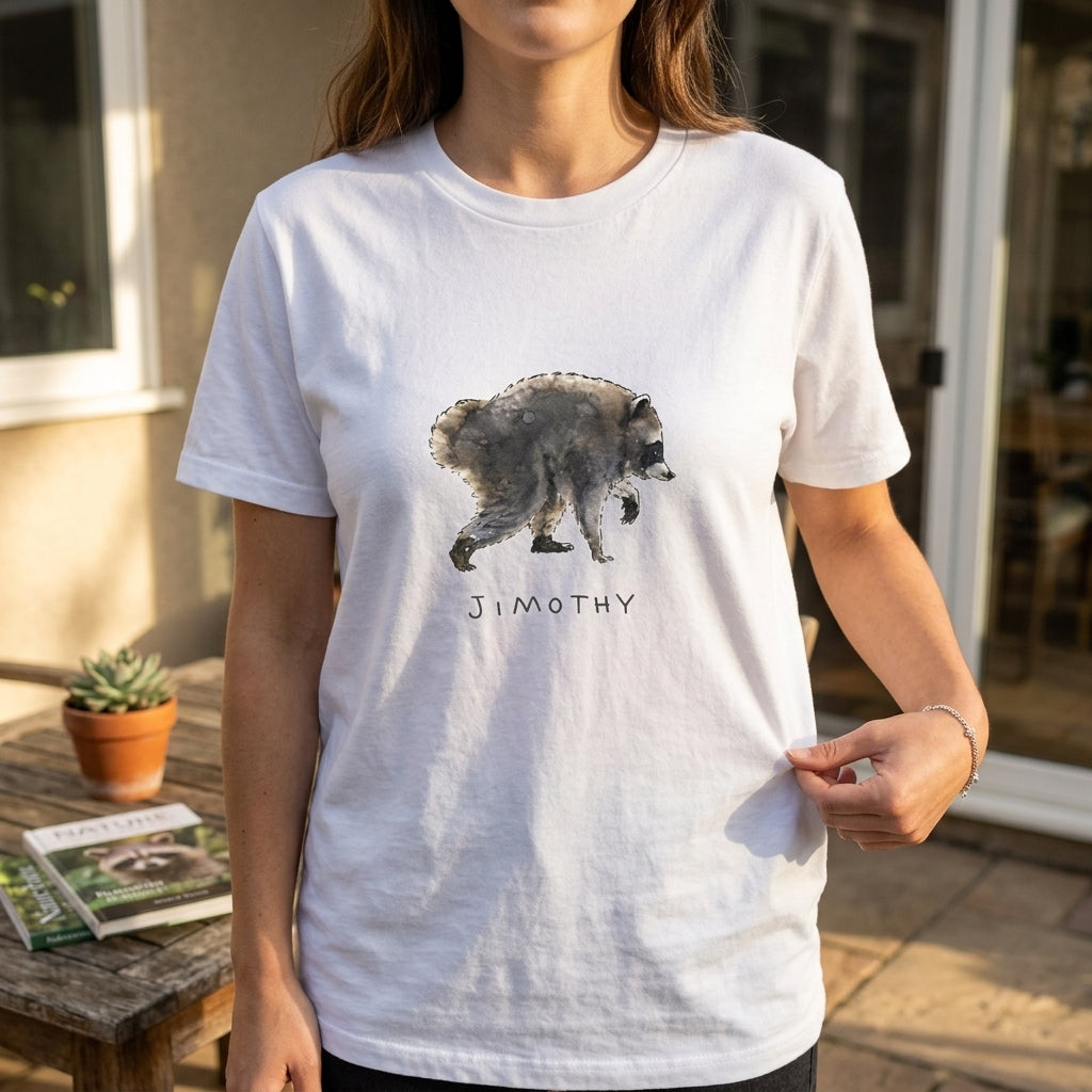 Be a Jimothy Shirt, Funny Raccoon T-Shirt, Trash Panda Shirt, Cute Animal Graphic Shirt, Gift for Animal Lover Gift