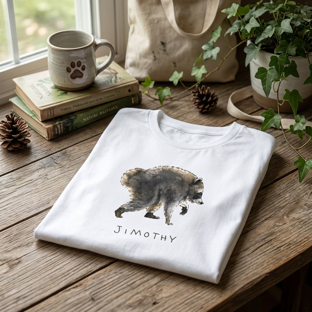 Be a Jimothy Shirt, Funny Raccoon T-Shirt, Trash Panda Shirt, Cute Animal Graphic Shirt, Gift for Animal Lover Gift