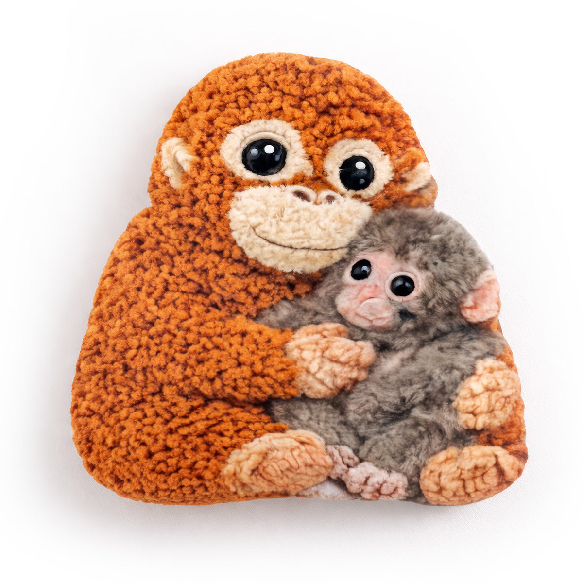 Little Punch Wrapped In A Loving Hug Pillow, Gift For Animal Lovers, Viral Punch Monkey Stuff