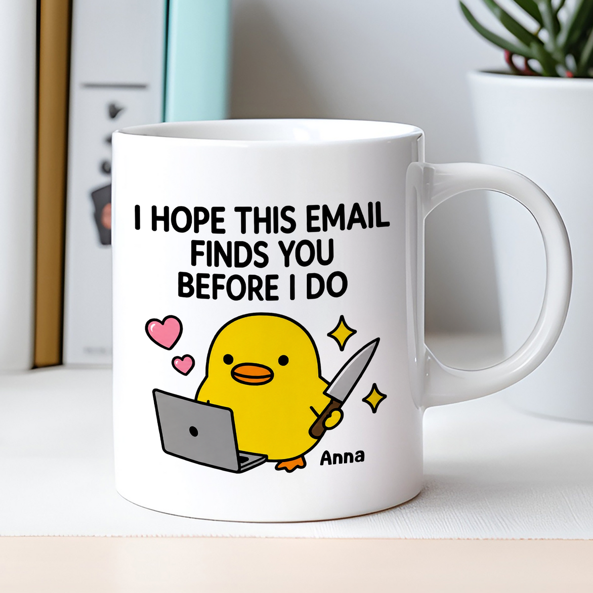 Monday Energy - Personalized Mug, Custom Name Worker Mug, Gift for Coworker