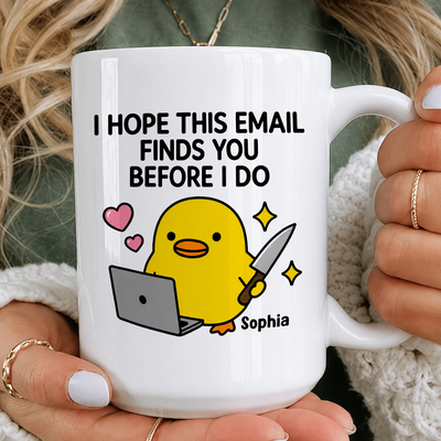 Monday Energy - Personalized Mug, Custom Name Worker Mug, Gift for Coworker
