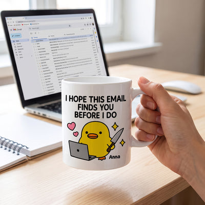 Monday Energy - Personalized Mug, Custom Name Worker Mug, Gift for Coworker