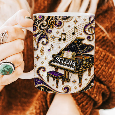 Life Is Better With Music - Personalized Mug, Gift For Music Lovers, Music Mug Gift