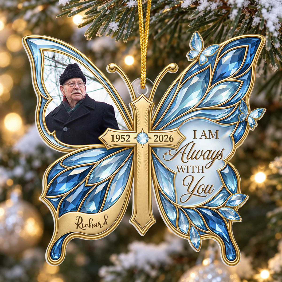I Am Always With You- Personalized Acrylic Ornament, Memorial Gift For Loss Of Loved One