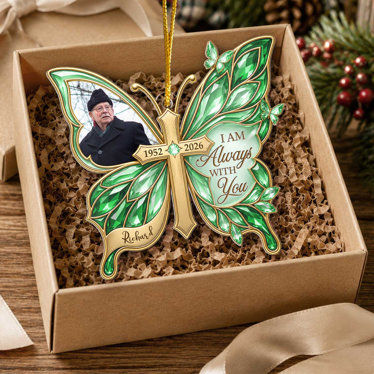I Am Always With You- Personalized Acrylic Ornament, Memorial Gift For Loss Of Loved One