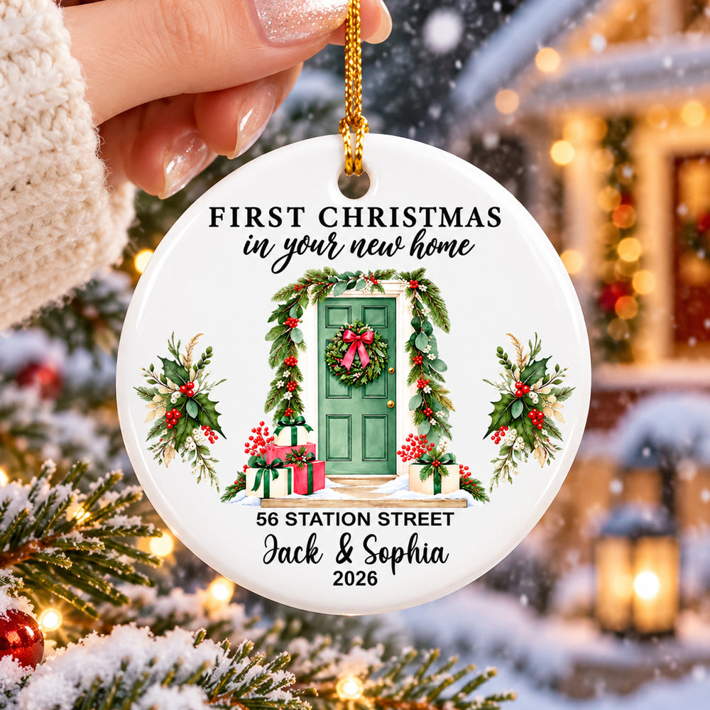 Personalized New Our Home Couple Name Christmas Ornament - CustomizeAF™