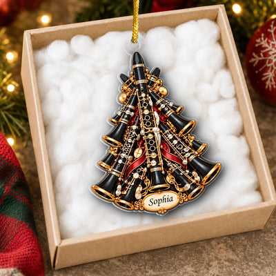 A Symphony Of Memories - Personalized Ornament, Custom Musical Instrument Christmas Ornament, Music Lover Gift