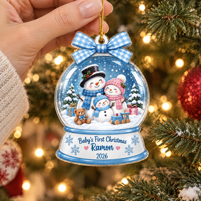 Baby's First Christmas - Personalized Acrylic Ornament