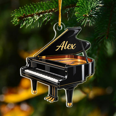 Personalized Grand Piano Acrylic Ornament