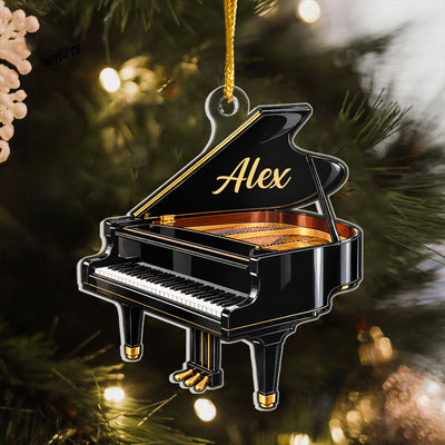 Personalized Grand Piano Acrylic Ornament