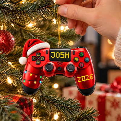 Game Controller - Personalized Acrylic Ornament, Gamer Christmas Ornament 2026, Gift for Him, Her, Teen, Kids