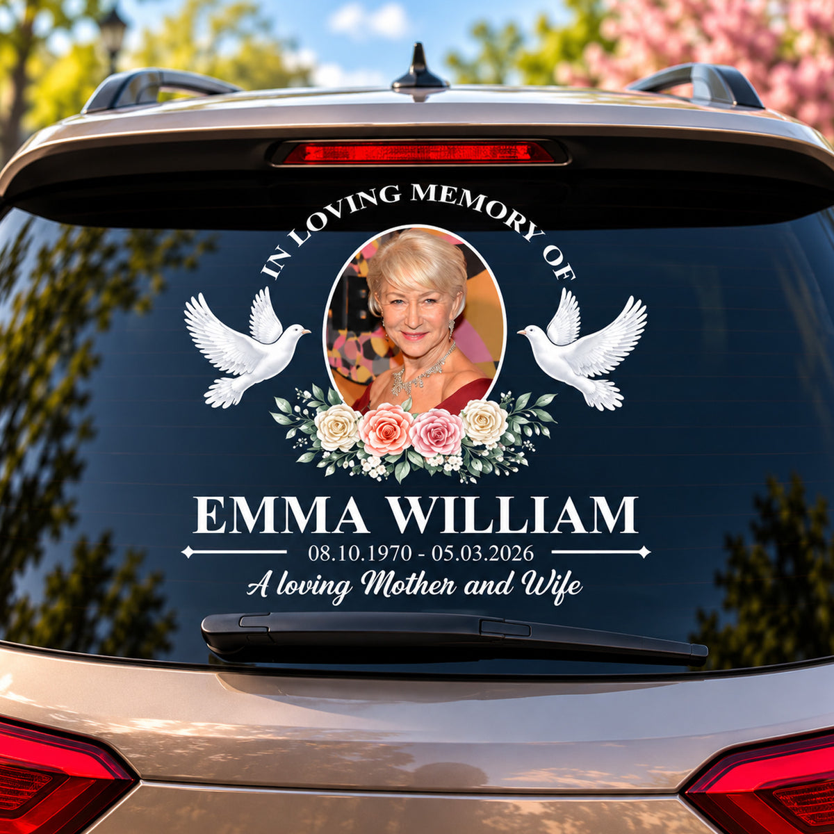 Because the Ones We Love Never Truly Leave Our Side- Personalized Decal, Creative Sympathy Gift For Family