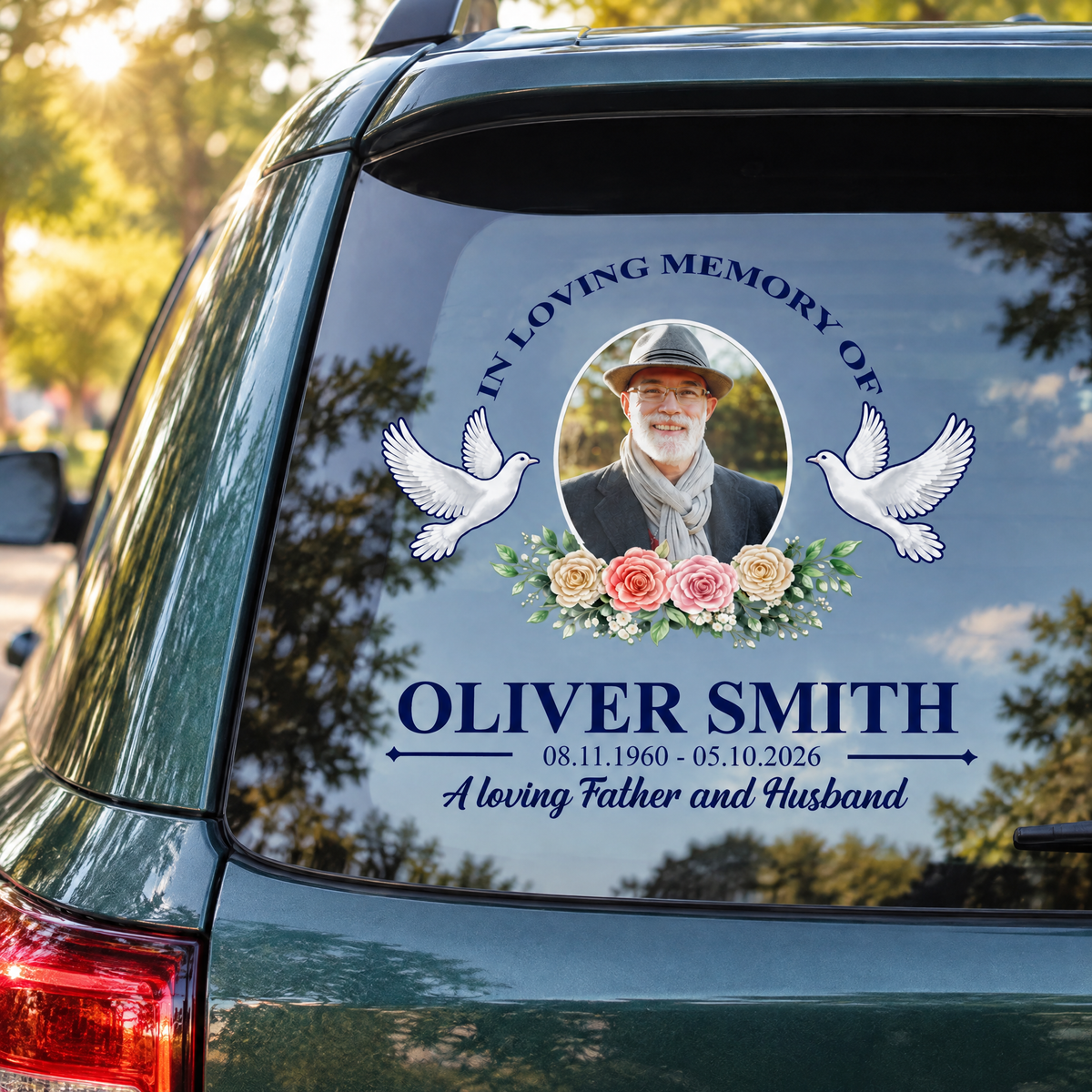Because the Ones We Love Never Truly Leave Our Side- Personalized Decal, Creative Sympathy Gift For Family