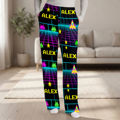 Sleep Like a Gaming Legend - Personalized Pajama Pants, Custom Gaming  Pajama Bottoms, Gamer Gift, Cozy Nightwear