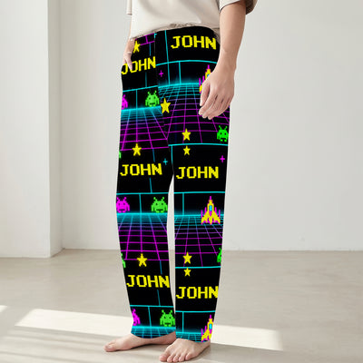 Sleep Like a Gaming Legend - Personalized Pajama Pants, Custom Gaming  Pajama Bottoms, Gamer Gift, Cozy Nightwear
