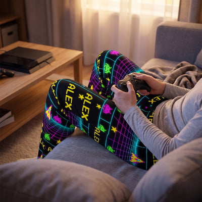 Sleep Like a Gaming Legend - Personalized Pajama Pants, Custom Gaming  Pajama Bottoms, Gamer Gift, Cozy Nightwear