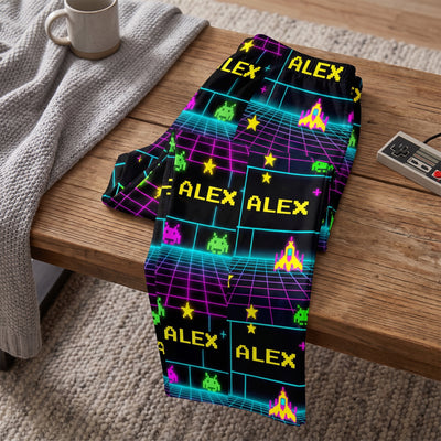 Sleep Like a Gaming Legend - Personalized Pajama Pants, Custom Gaming  Pajama Bottoms, Gamer Gift, Cozy Nightwear