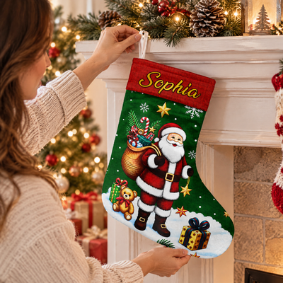 A Beautiful Holiday Keepsake To Fill With Love - Personalized Stocking, Christmas Gift For Family, Christmas Decor