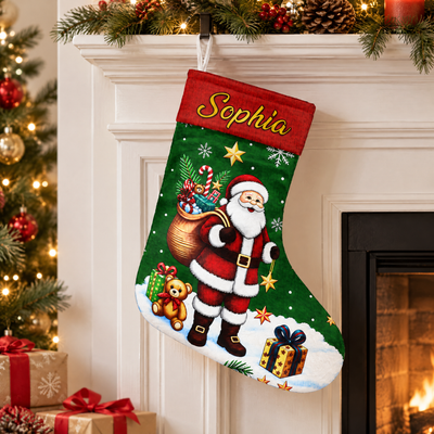 A Beautiful Holiday Keepsake To Fill With Love - Personalized Stocking, Christmas Gift For Family, Christmas Decor