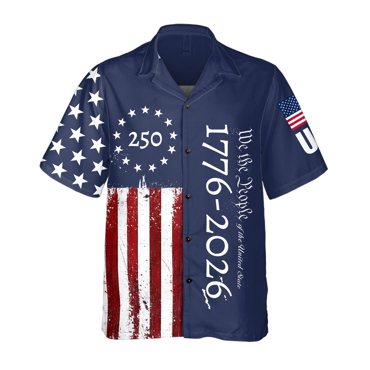 We The People Hawaiian Shirt, USA 250 Years Anniversary, 1776-2026 Celebrate Anniversary Gift Shirt